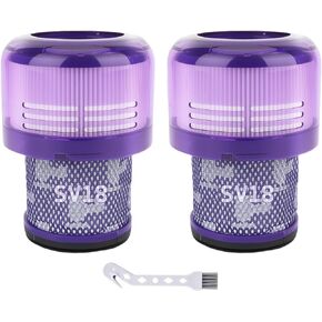 2 Pack SV18 Filter Replacement Compatible with Dyson Digital Slim Cordless Vacuum, Replaces Part 970612-01 for Dyson SV18 Digital Slim Filters