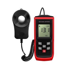 Digital Handheld Light Meter New Split Spring Design FC LUX Conversion TA8131 Illuminometer Flexible Sensor Probe 0-100000 Lux