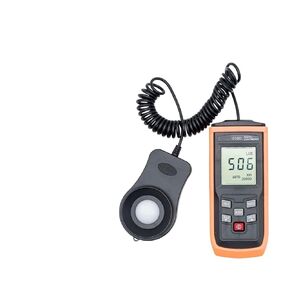 Digital Light Meter Handheld LCD Photographic Light Meter 0-200000 LUX Light Meter Illuminance Tester, Light Meter Digital Illuminator Handheld Ambient Temperature Meter,