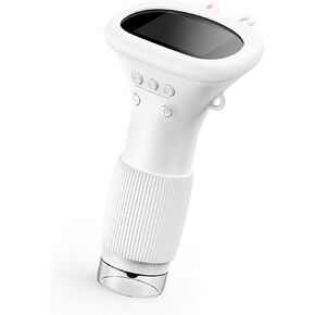 2in شاشة مجهر باليد 2MP 100 إلى 1000X تكبير في الوقت الحقيقي HD التصوير المجهر المحمول مع 8 LEDs (أبيض)