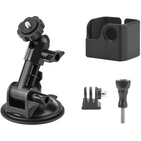 Drone Parts Glass Suction Cup for DJI Pocket 3/Gopro Hero/Insta 360 Accessories Action Camera Phone Adjustable Car Stable Mount Holder(Pocket 3 Set)