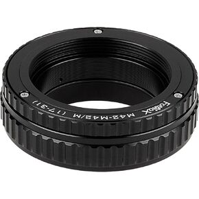 Fotodiox Pro Lens Mount Adapter, M42 Lens Focusing Helicoids - 16mm to 30mm for Carl Zeiss, Pentax Lenses