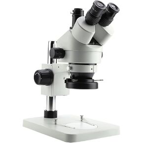 مجهر ستيريو ثنائي العين Fafeicy مع العدسة العدسة 3.5x - 90x 10x / 20mm مسافة عمل 100 مم للبحث في المختبر والتعليم (الولايات المتحدة المقابس 110 فولت)