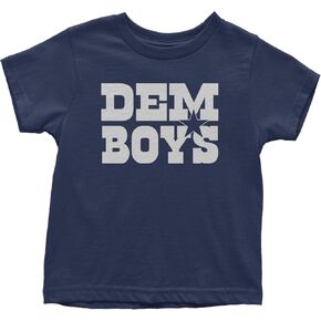 تعبير Tees Dem Boys Dallas Football Toddler T-Shirt ، قطن ناعم