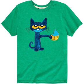 Pete the Cat - Messy Cupcake - Toddler Short Sleeve T -Shirt