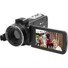 Yunseity Video Camera Camcorder, 4K UHD 30FPS 56MP HD Digital Camera Recorder, 3.0 Inch 270 Degree Rotation LCD 18X Digital Zoom Camcorder for Travel Vlogging