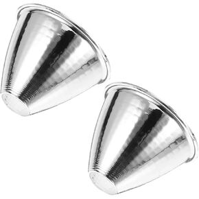 2Pcs Spotlight Reflector Shade Caps for LED Flashlight Enhance Brightness with Long Range Illumination Accessory for Indoor and Outdoor Use for Hiking