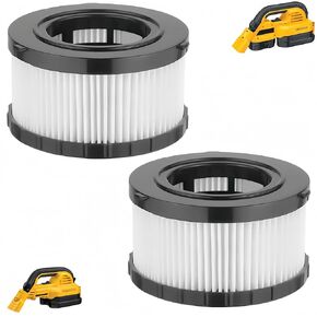 (2 عبارة) استبدال مرشح HEPA DC5151H متوافق مع الفراغات الجافة DEWALT DC515 DCV517 DCV517B-WITH 1 تنظيف فرش