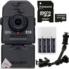 TEDS Electronics Zoom Q2N-4K Ultra High Definition Recorder Video Recorder + Accessory Kit