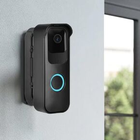 Blink Doorbell Mount, Anti-Theft Blink Video Doorbell Adjustable Mounting Bracket, Blink Doorbell Camera Angle Adjustable Mount Holder with Rain Cover Holder for Home, Office and Apartment Doors