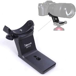 iShoot Replacement Lens Foot, All-Metal Lens Collar Base Tripod Mount Ring Stand for Fujifilm Fujinon XF 50-140mm F2.8 R LM OIS WR Lens 6443060, Built-in Arca-Swiss Type 65mm Quick Release Plate