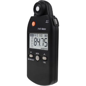 Digital Illuminance Light Meter Tester, User-friendly PAR Meter Full-Spectrum Sensor Measure Grow Light Intensity Lux Meter PPFD Tester For Indoor Outdoor Plant for set design, factory, office or home