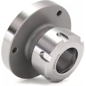 80MM ER32 Diameter Collet Chuck (3901-5032) Compact Lathe Tight Tolerance CNC Bearing Steel Clamping Milling Tool 8Cmx5cm clamp