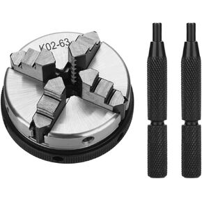 1Set 4-Jaw K02-63/M14 Lathe Chuck Self-Centering Chuck for Woodworking Metal Manual Chuck Lathe Parts Accessories Wholesale clamp