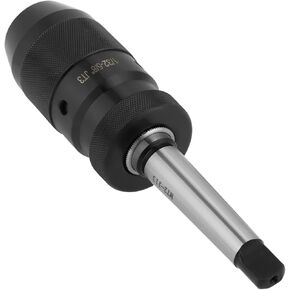 1-16mm Capacity 45# Steel Self Tighten Keyless Lathe Drill Chuck with MT2-JT3 Taper Arbor Lathe Machine Tools clamp
