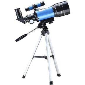 Astronomical Telescope, Astronomical Refracting Telescope with Adjustable Tripod and Rangefinder-Portable Telescope Suitable for Children and Adolescents