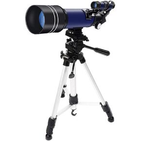 Telescope for Kids Beginners,Astronomical Refractor Telescope,Portable Travel Telescope for Adult,Adjustable Height Tripod,2 Eyepieces