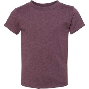 Bella Canvas Toddler Jersey There Sleeve T-Shirt 4t Heather Maroon