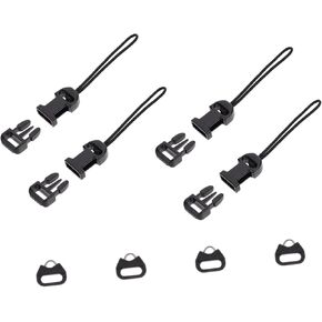 8pcs موصلات حزام الكاميرا الحزام السريع Quick Camera Clips للكاميرات غير المرآة ميزات سلامة التصميم الكثيفة لعشاق التصوير الفوتوغرافي