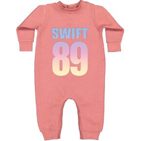 Lover Era Swift 89 Birth Year Music Fan Infant Fleece Rompers, Warm, Adorable
