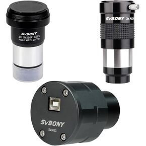 SVBONY SV305C Planetary Camera Bundle with 2X Barlow Lens and 3X Barlow Lens