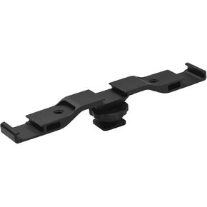 Metal Cold Shoe Mount Bracket with 3 Cold Shoe Mounting for Installing Microphone LED Video for Vlog Live Streaming Video Recording