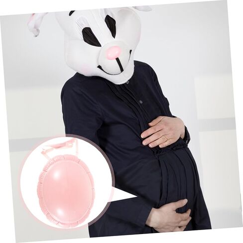 DOITOOL 10pcs بطن مزيف قابل للنفخ لتوضيح COSPLAY خفيفة الوزن PVC حامل الدعامة الحامل الملحق للحفلات يناسب البالغين تصميم مريح in Kuwait