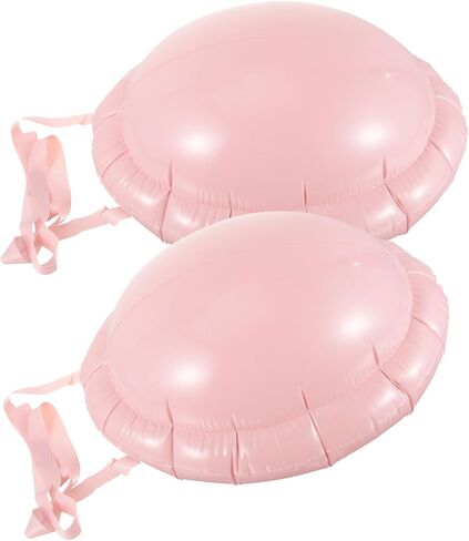 DOITOOL 10pcs بطن مزيف قابل للنفخ لتوضيح COSPLAY خفيفة الوزن PVC حامل الدعامة الحامل الملحق للحفلات يناسب البالغين تصميم مريح in Kuwait