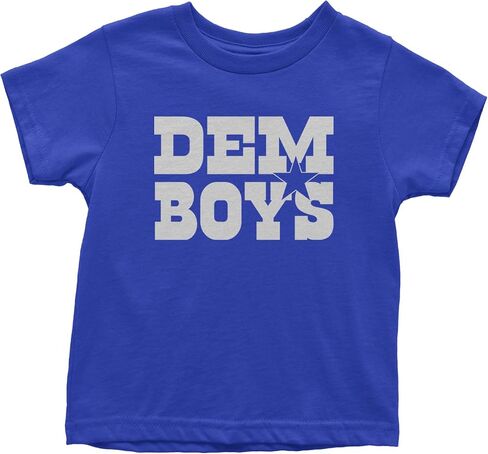 Dem Boys Dallas Football Toddler T-Shirt, Soft Cotton in Saudi Arabia