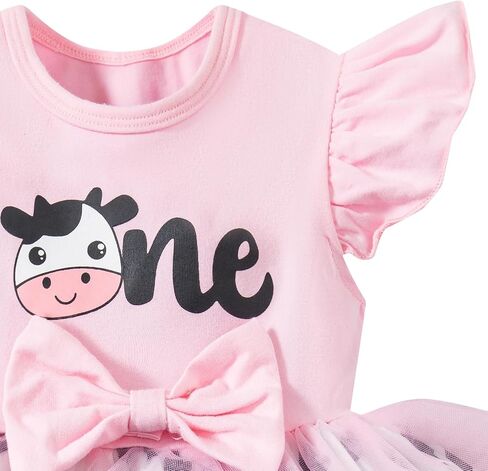 LATOBREATH Baby Girl 1st Birthday One Year Old Romper Outfits Photo Shoot Clothes+Headband in Kuwait