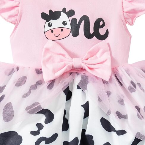 LATOBREATH Baby Girl 1st Birthday One Year Old Romper Outfits Photo Shoot Clothes+Headband in Kuwait