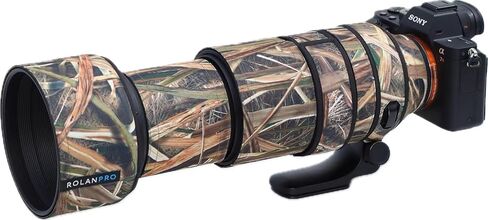 معطف Rolanpro للعدسة الممولة الممولة لـ Tamron 150-500mm F5-6.7 DI III VC VXD （A057 مع عدسة Sony E Mount Lens Cover Sleeve Sleeve-#29 Grass Waterproof in Kuwait