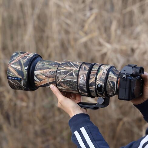 معطف Rolanpro للعدسة الممولة الممولة لـ Tamron 150-500mm F5-6.7 DI III VC VXD （A057 مع عدسة Sony E Mount Lens Cover Sleeve Sleeve-#29 Grass Waterproof in Kuwait