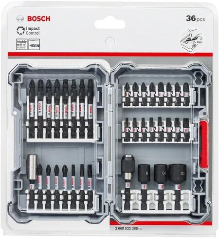 Bosch Professional 36 pieces Impact driver Bit Set (Impact Control, Pick and Click, Accessories for Impact Drivers) in Saudi Arabia