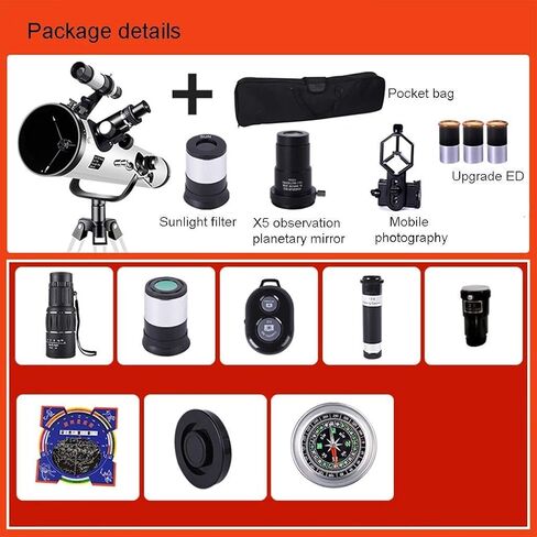 Astronomical Telescope HD Stargazing Space Children's Student Telescope,Telescopes for Astronomy Beginners with Monocula in Kuwait