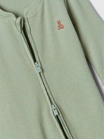 GAP Unisex Baby Two Way Zip Footed One-piece Outfit in Saudi Arabia
