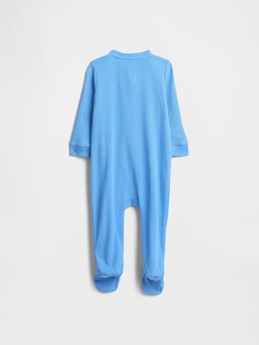 GAP Unisex Baby Two Way Zip Footed One-piece Outfit in Saudi Arabia