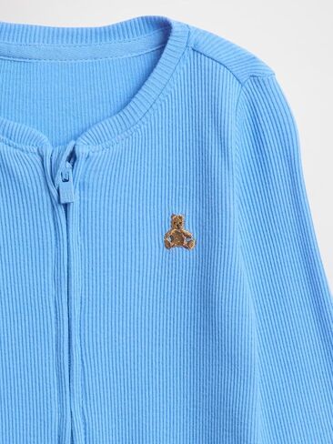 GAP Unisex Baby Two Way Zip Footed One-piece Outfit in Saudi Arabia