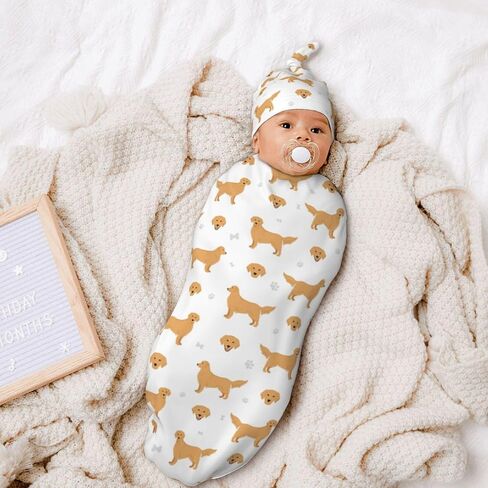 Dachshund Dog Swaddle Blanket, Dog Theme Baby Clothes, Dachshund Baby Stuff in Kuwait