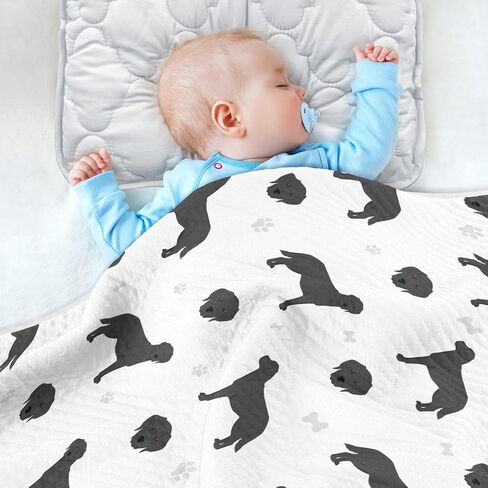 Swaddle Blanket for Labrador Retriever Dogs Baby Receiving Blanket Muslin Baby Swaddles Soft Cotton Breathable Nursery Blankets for Unisex Boys and Girls 30x40 Inch in Saudi Arabia
