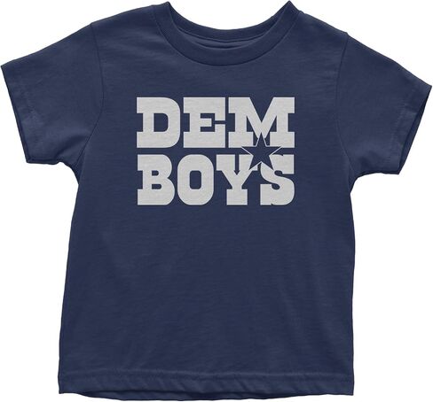 Expression Tees Dem Boys Dallas Football Toddler T-Shirt, Soft Cotton in Saudi Arabia