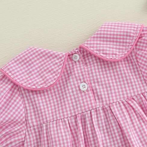 رفقات دمية Baby Girls Rompers ثلاثية الأبعاد ديكور زهرة منقوشة بأكمام قصيرة in Kuwait
