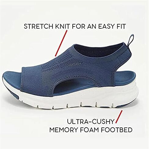 Tophacker Sandals for Women Summer Washable Slingback Orthopedic Slide Sport Sandals Upgraded and Comfortable Slingback Sandals for Women in Saudi Arabia