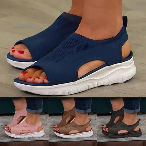 Tophacker Sandals for Women Summer Washable Slingback Orthopedic Slide Sport Sandals Upgraded and Comfortable Slingback Sandals for Women in Saudi Arabia