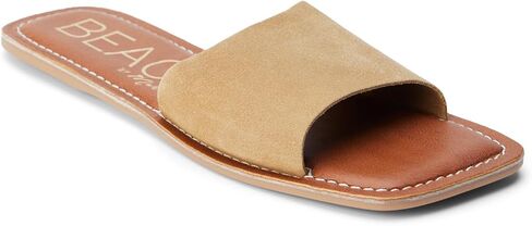 BEACH by Matisse Womens Bali Slide Flat Casual Sandals Casual - Black in Saudi Arabia