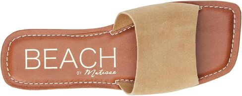 BEACH by Matisse Womens Bali Slide Flat Casual Sandals Casual - Black in Saudi Arabia