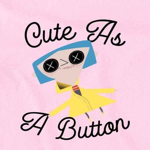 Pop Threads Cute As A Button Doll With Button Eyes Infant Baby Boy Girl Bodysuit in Saudi Arabia