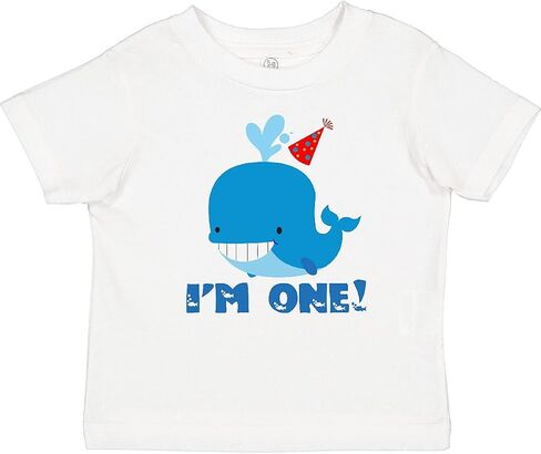 inktastic Whale 1st Birthday Baby T-Shirt in Saudi Arabia