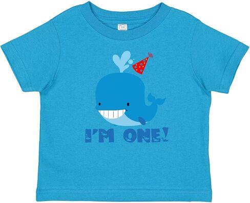 inktastic Whale 1st Birthday Baby T-Shirt in Saudi Arabia