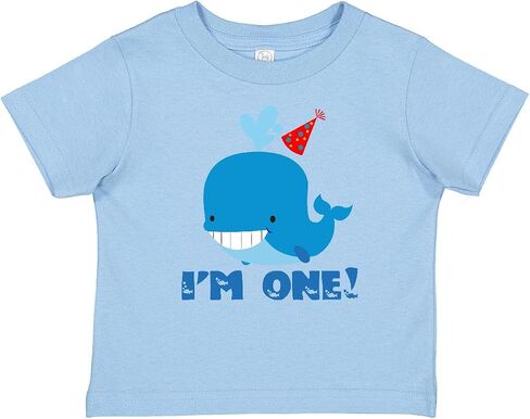 inktastic Whale 1st Birthday Baby T-Shirt in Saudi Arabia